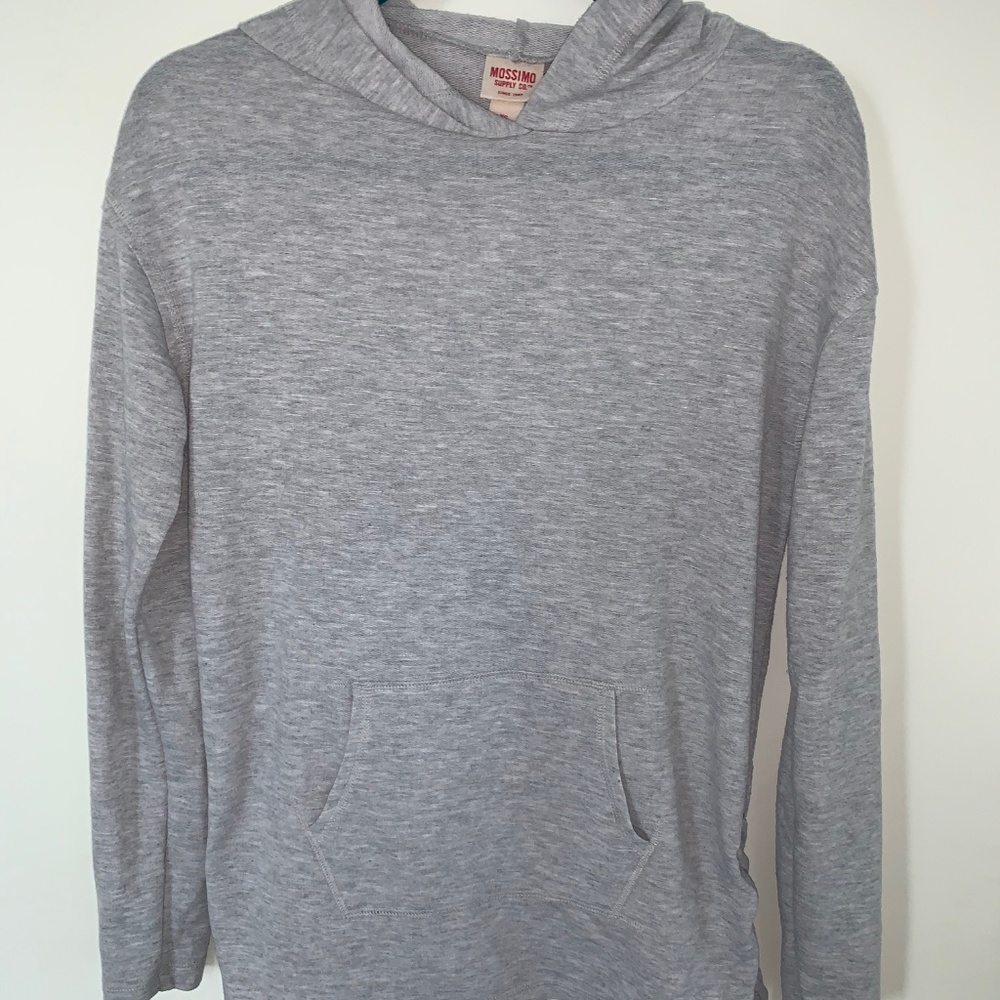 XS Mossimo Grey Hooded Sweatshirt